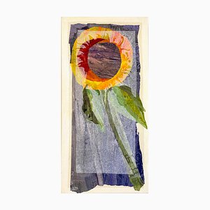 Maria Donata Papadia, Sun, Mixed Media Paper Collage