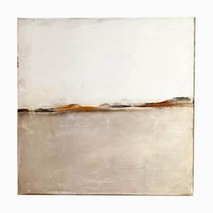 Marilina Marchica, Weiße Landschaft, Original Ölfarbe auf Leinwand