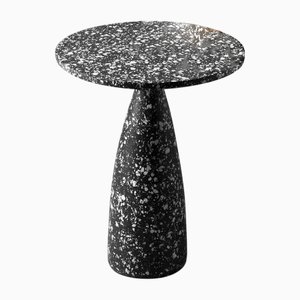 Black Side Table, Minimalist Table, Industrial End Table by Donatas Žukauskas