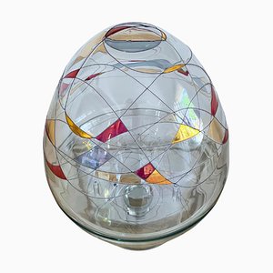 Grotta di champagne in cristallo dorato, Francia della metà del XX secolo, Cristal De Paris, motivo Galleria