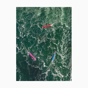 Bernhard Lang, av_rhine_falls_003: Aerial View, Limited Edition Photograph