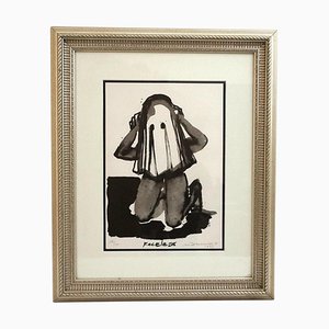 Marlene Dumas Faceless 1993 Silkscreen Print, Signed and Framed, Numbered Limited Edition