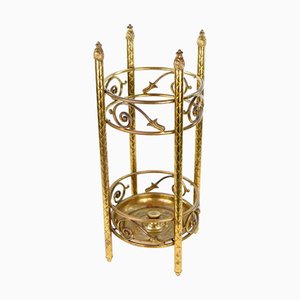Mid-Century Brass Umbrella Stand