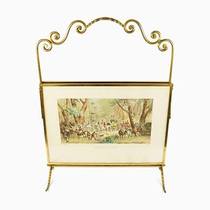 Mid 20th Century Hollywood Regency Magazine Stand
