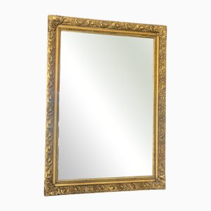 Large French Rococo Style Giltwood Mirror, Circa 1880
