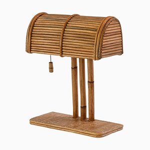 Lampe de Bureau BP Moderne en Rotin