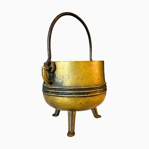 17th Century Antique French Bronze Tripod Cauldron, Circa 1660