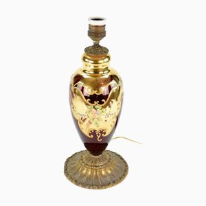 Vintage Murano Style Glass Table Lamp