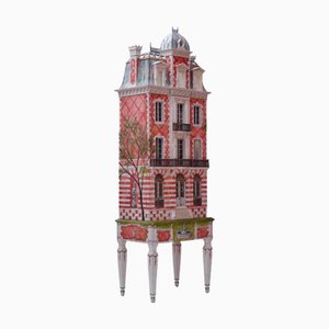 Casa delle bambole in mattoni rossi del Secondo Impero di Eric Lansdown