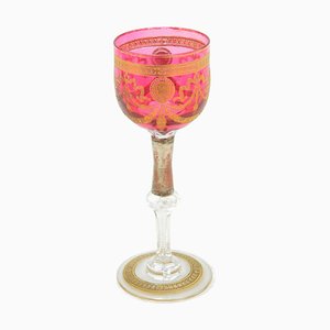 Early 1900s Wine Glass Attributed to Saint Louis