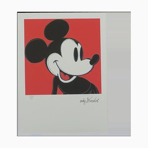 1986 Carnegie Museum of Art Andy Warhol Mickey Mouse2974/5000 Lithograph
