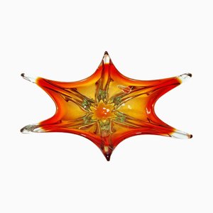 Bol Summerso Vintage en Verre de Murano de Fratelli Toso, Italie 1960s