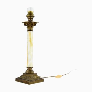Early 20th Century Corinthian Column Table Lamp