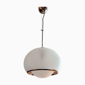 Lampada Space Age Bud spazzolata di Meblo / Guzzini, Ex Jugoslavia, anni '60