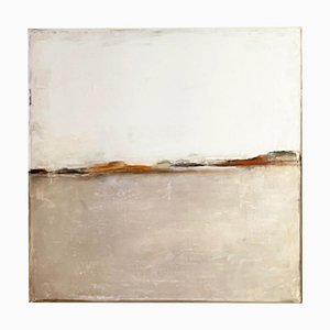 Marilina Marchica, Weiße Landschaft, Öl auf Leinwand