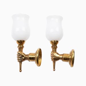 Wall Sconces from Maison Jansen, 1960s, Set of 2