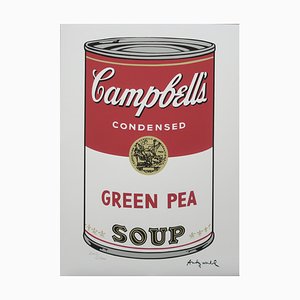 1986 Carnegie Museum of Art Andy Warhol Campbell's Soup Green Pea Lithograph