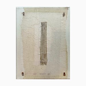 Maria Donata Papadia, Costruzioni Abusive 5, Mixed Media Paper & Fabric Collage