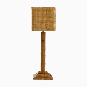 Lampe de Bureau en Bambou Organique Style Peter Blake