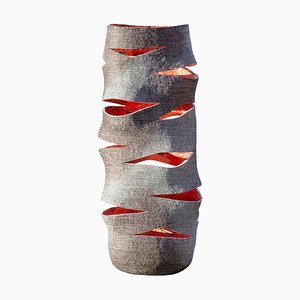 Sculptural Vase or High Candle Lantern by Donatas Žukauskas