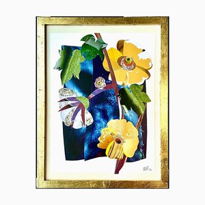 Maria Donata Papadia, Gossypium, Paper Collage, Framed