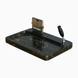 Art Deco Marble Desk Perpetual Calendar by Jakob Maul, Germany, 1920s,