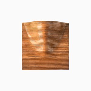 Applique Murale Sculpturale en Rotin Organique, Style Moderne Mid-Century