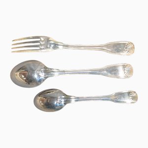 Children's Flatware from Ercuis, France, 1970s, Set of 3