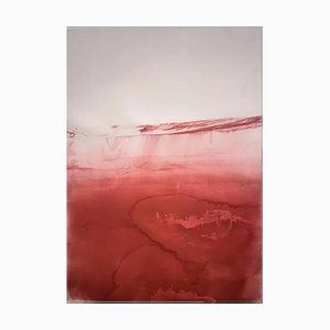 Marilina Marchica, Red Landscape, Original Art on Paper