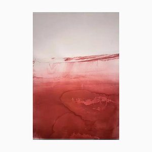 Marilina Marchica, Red Landscape, Original Art on Paper