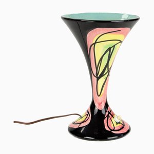 Vintage Laveno Porcelain Table Lamp