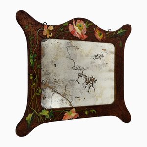 Miroir à Pyrogravure, 19ème Siècle