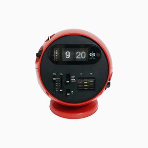 Space Age Grand Star GS-969 Flip Clock with Radio, Alarm and Timer, 1974