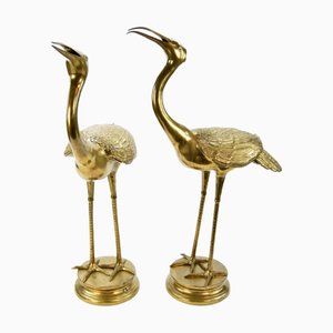 Bird Sculptures, 1960s, Brass, Set of 2