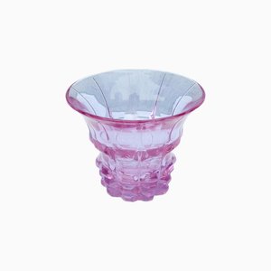 Vase en Verre Alexandrite de Moser Karlsbad, Tchécoslovaquie, 1930