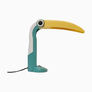 Lampada da tavolo Toucan vintage di HT Huang, anni '80