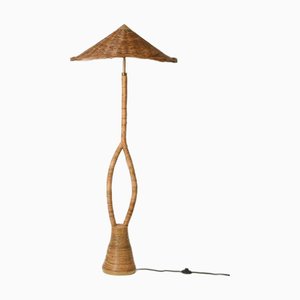 Italian Styled Rattan Floor Lamp