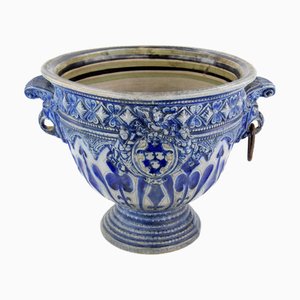 Pot de Fleur en Poterie, 19ème Siècle