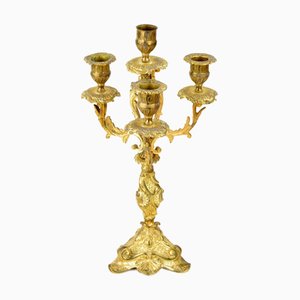 Late 19th Century Brass Candelabra