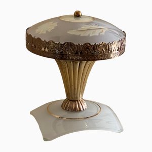 Italienische Vintage Art Deco Tischlampe