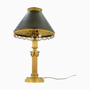 Lámpara de mesa francesa de estilo Imperio de principios del siglo XX