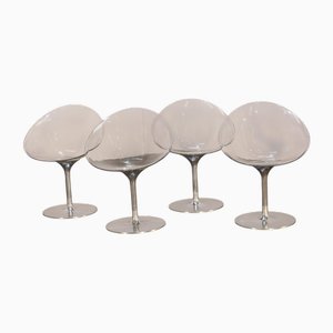 Sedie girevoli Eros attribuite a Phillippe Starck per Kartell, set di 4
