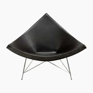 Coconut Leather Chair attributed to George Nelson for Vitra