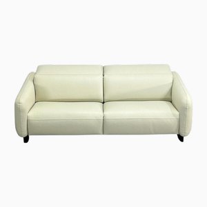 Opale Sofa in Leather attributed to Maurizio Manzoni for Roche Bobois