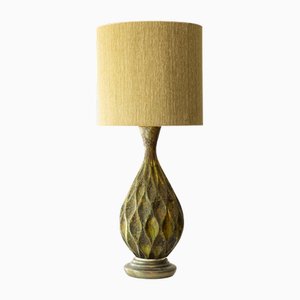 Diamantförmige Tischlampe aus Keramik von R. Houben, 1970