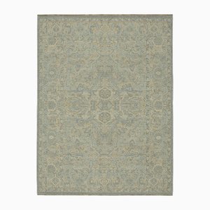 Middle Eastern Beige Oushak Rug