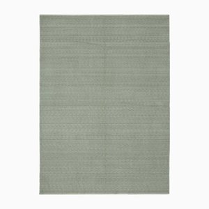 Grauer orientalischer Oushak Teppich