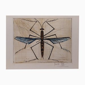 Bernard Buffet, Blue Bug, 1964, Engraving