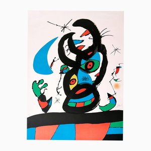 Joan Miró, Montroy I, 1974, Lithograph