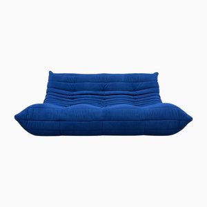 Blaues Togo 3-Sitzer Sofa von Ligne Roset, 2017